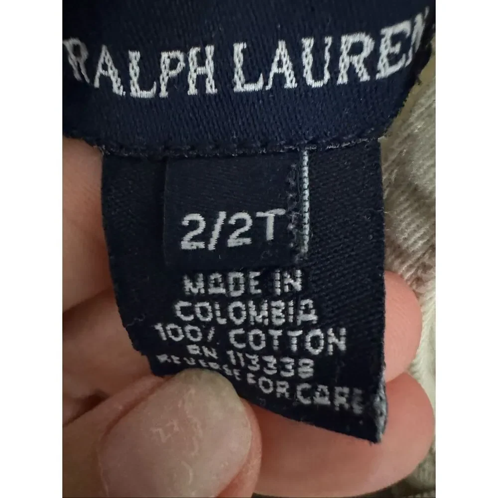 Ralph Lauren Girls Khaki Dress Size 2/2T
